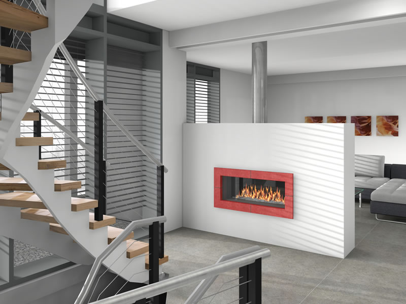 Precios, Imágenes y Fotos de Chimeneas a Gas Natural sin ventilación o vent-free en Bogotá, Colombia. Sortilegio Design Center SAS.