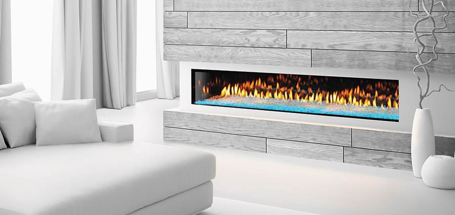 Venta, Instalación y reparaciones de chimenea a gas natural insertadas en Bogotá, Colombia. Sortilegio Design Center SAS.