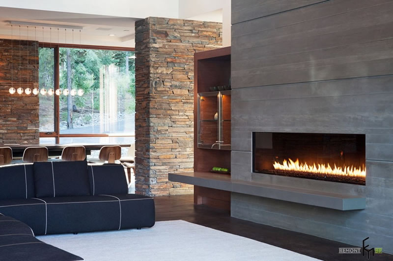 Chimeneas a gas vent-free modernas y elegantes. Arreglo y reparación de chimeneas a gas en Bogotá, Colombia. Sortilegio Design Center SAS.