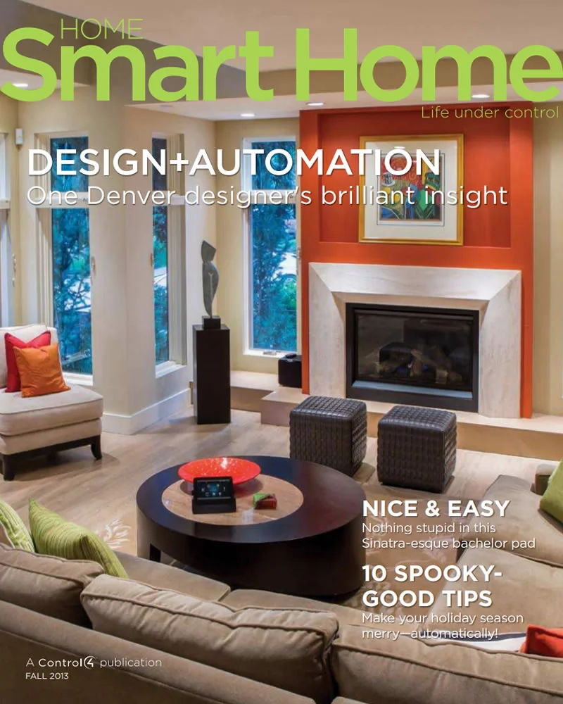 Revista de automatización de casas y domótica Home Smart Home de Control4 en Bogotá, Colombia. Sortilegio Design Center SAS. Edición Otoño 2013