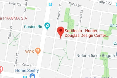 Mapa de Ubicación Sortilegio Design Center SAS. Bogotá, Colombia