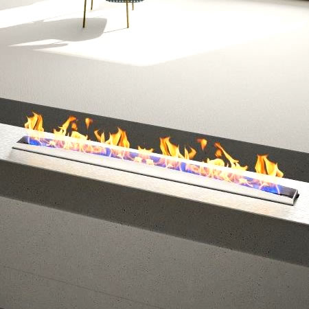 Las Chimeneas a Gas Natural sin ventilación, son mucho mas baratas de instalar. Sortilegio Design Center SAS.